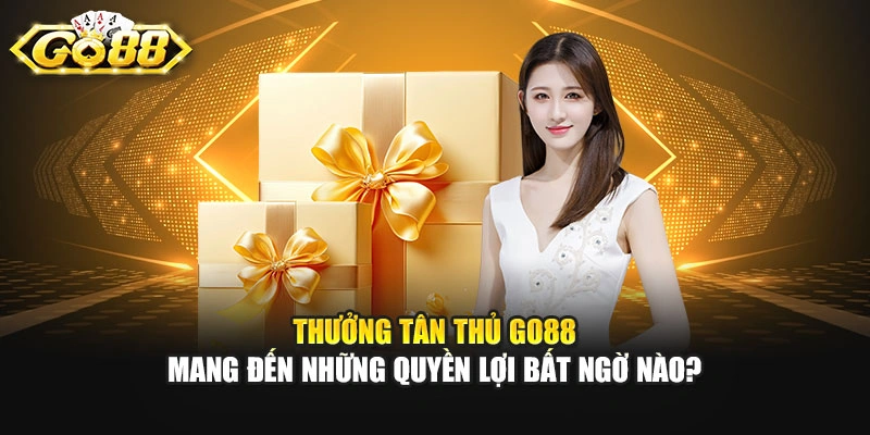 Thưởng Tân Thủ GO88 Mang Đến Những Quyền Lợi Bất Ngờ Nào? 