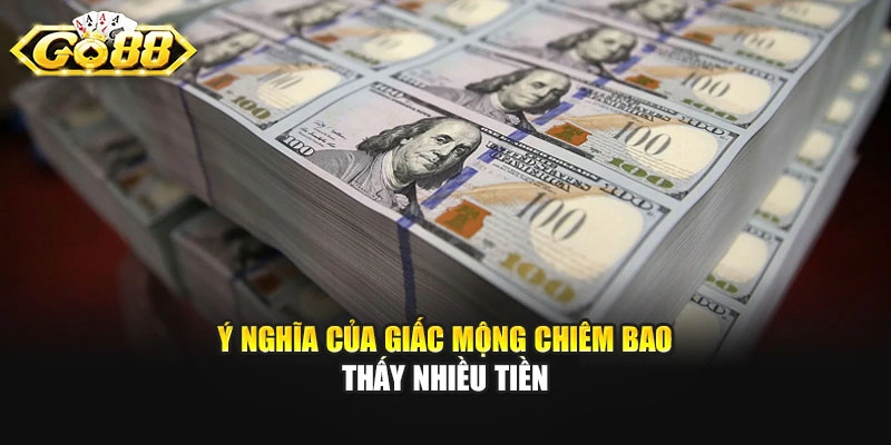 Ý nghĩa của giấc mộng chiêm bao thấy nhiều tiền